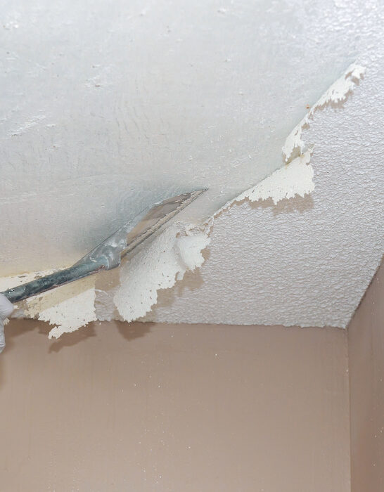ceiling plaster removal