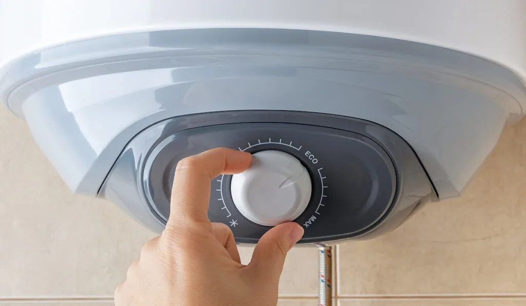 hand regulating water heater