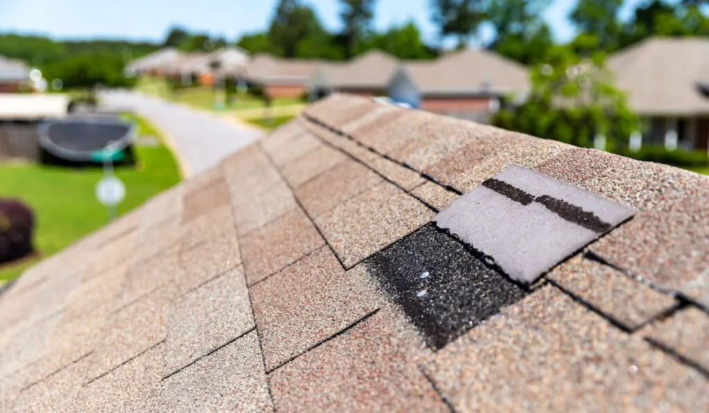 roof shingles damage from storm