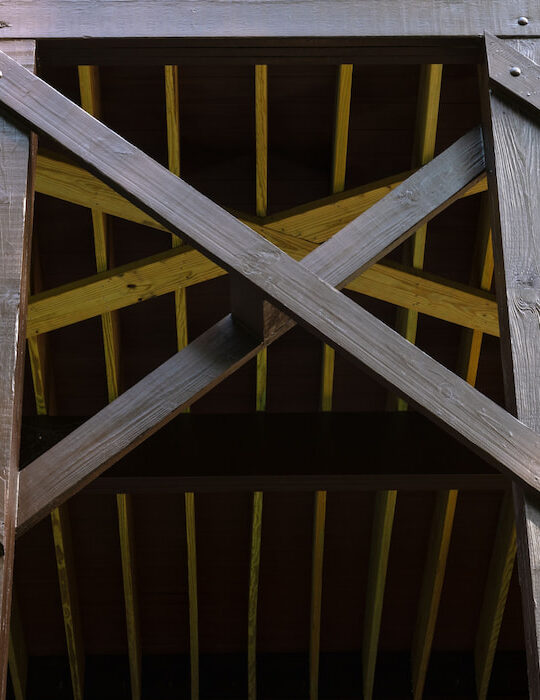 Detail-of-wooden-porch-architecture-with-X-braces-structure