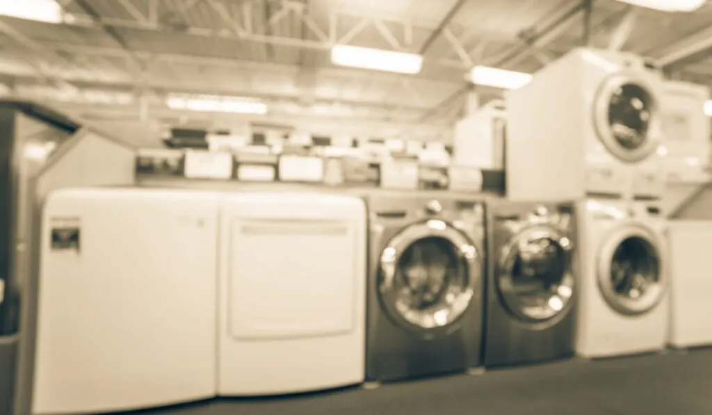 GAS DRYER IN THE LAUNDRY ROOM 