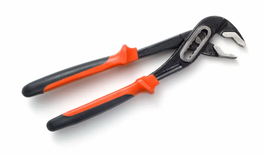 Tongue and Groove Pliers on white background