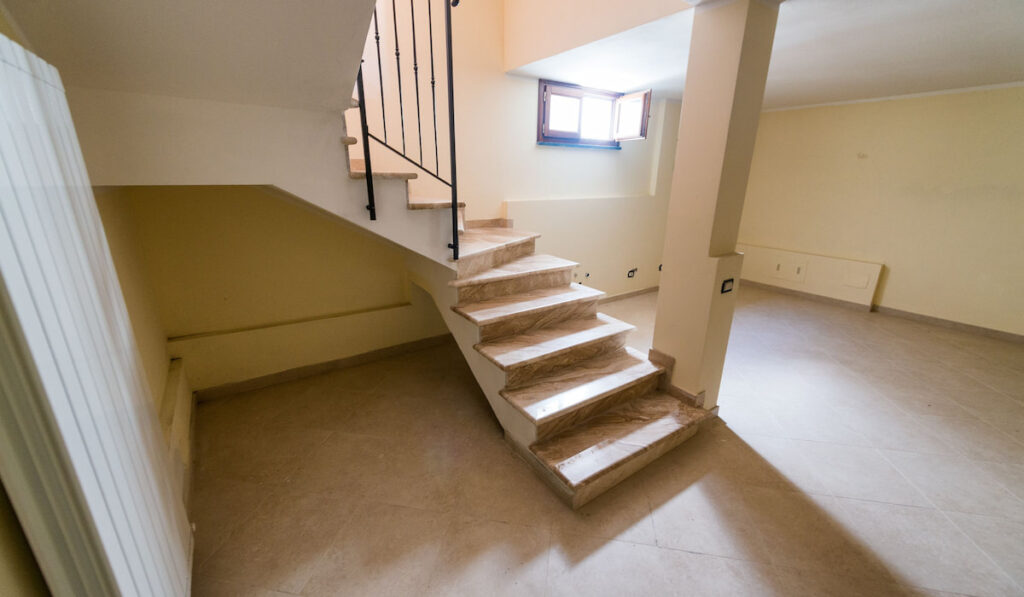 Staircase to basement room