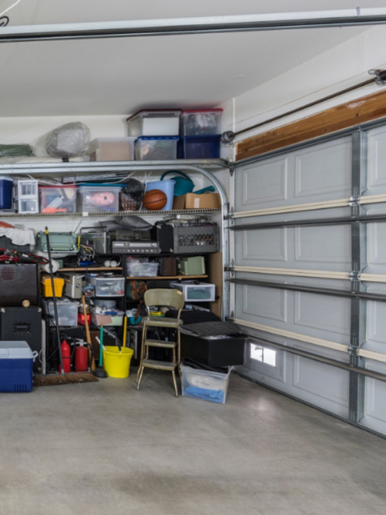 residential two car garage with tools - ss230609